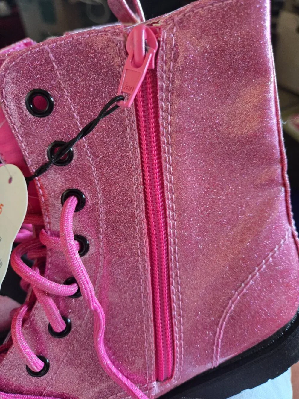 girls link sparkle boots